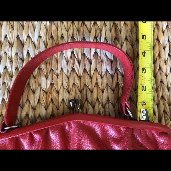 Vintage SPEARO Made In England red handbag - Picture 8 of 15